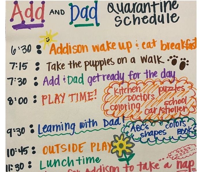 Maintain Sanity With a Daily Schedule For the Kids
